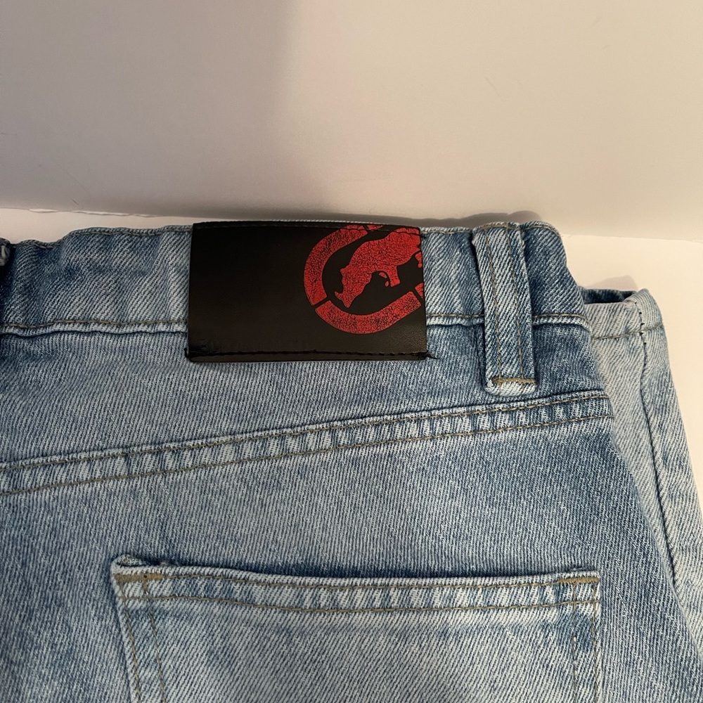 Ecko Unltd Athletic Jeans Men’s Size 34 X 30 Straight Leg Light Wash - Picture 6 of 10